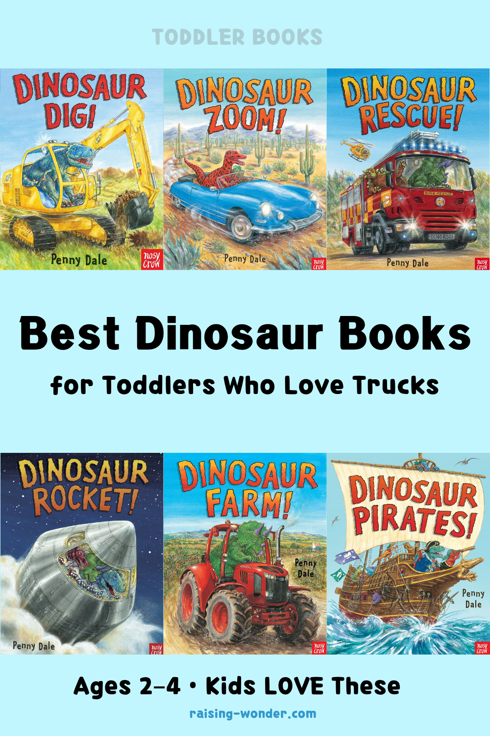 Best Dinosaur Books for Toddlers Who Love Trucks